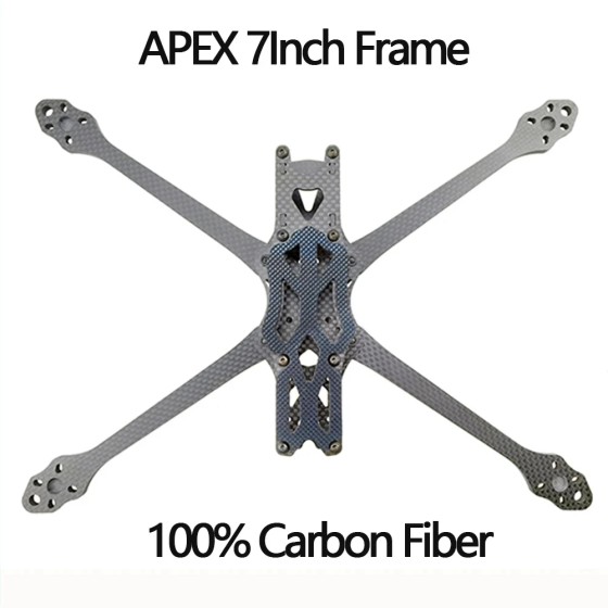 HOT APEX HD 7 Inch Frame Kit Carbon Fiber Quadcopter Long Range 5.5mm Arm 315mm DIY Parts for FPV Freestyle RC Racing Drone